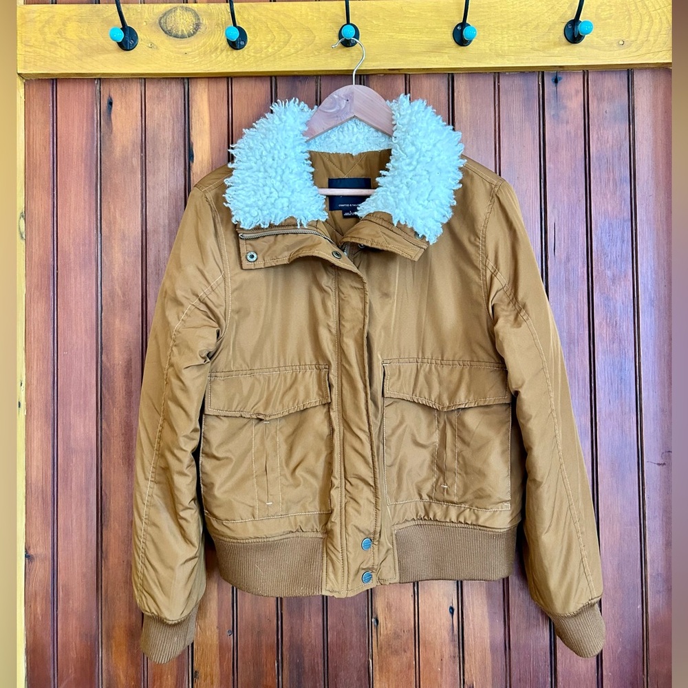 Anthropologie Aviator Flight Jacket
